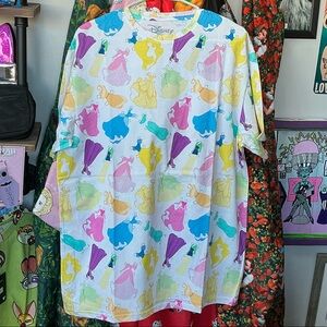 PRINCESS PAPER DOLL T-SHIRT DRESS